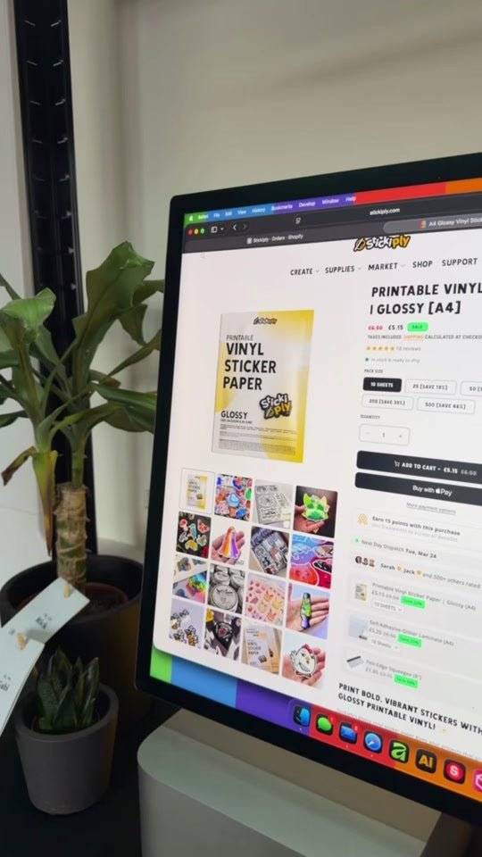 Market experiment: what happened when we cut our glossy vinyl price by 20-25% - Stickiply