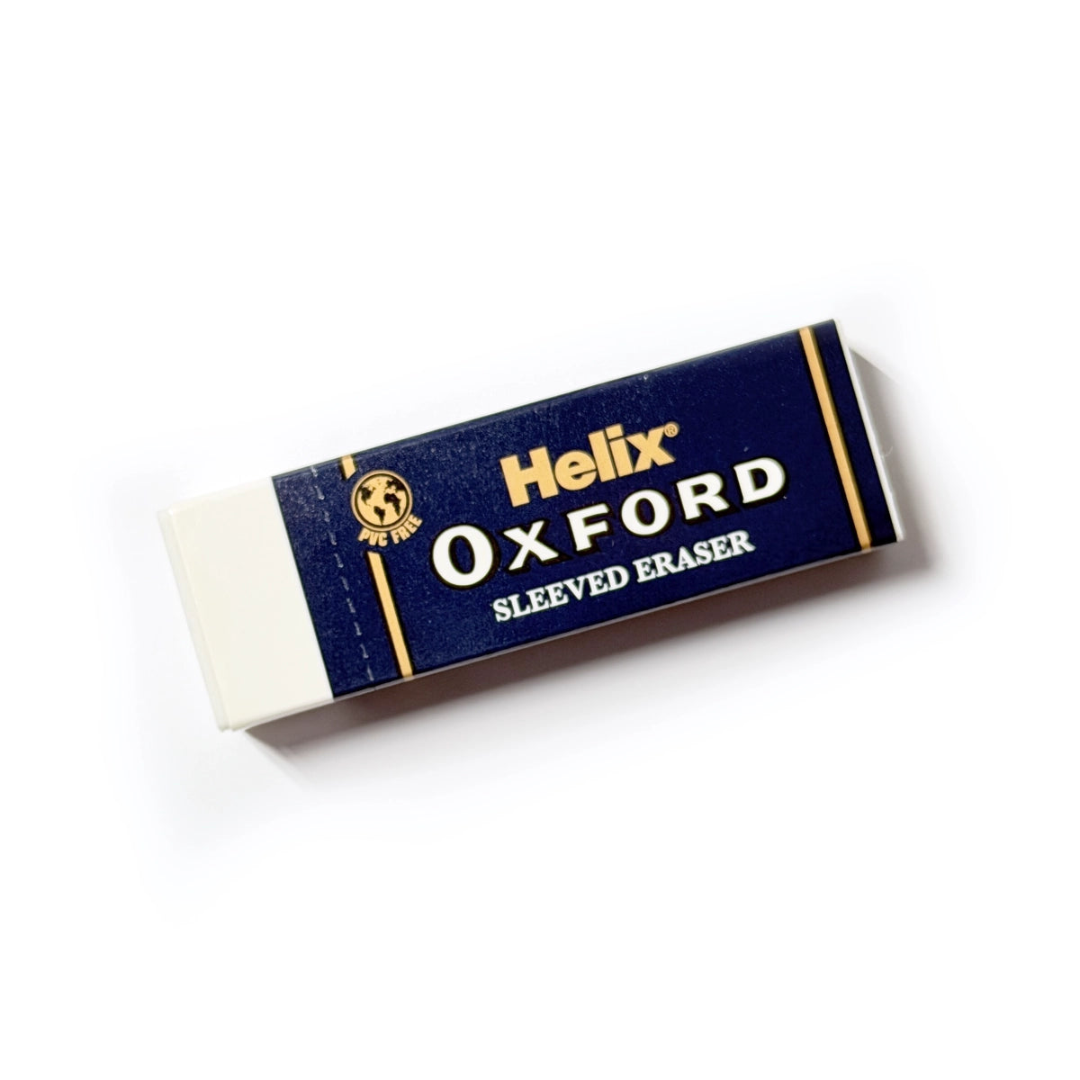 Helix Oxford sleeved eraser from above
