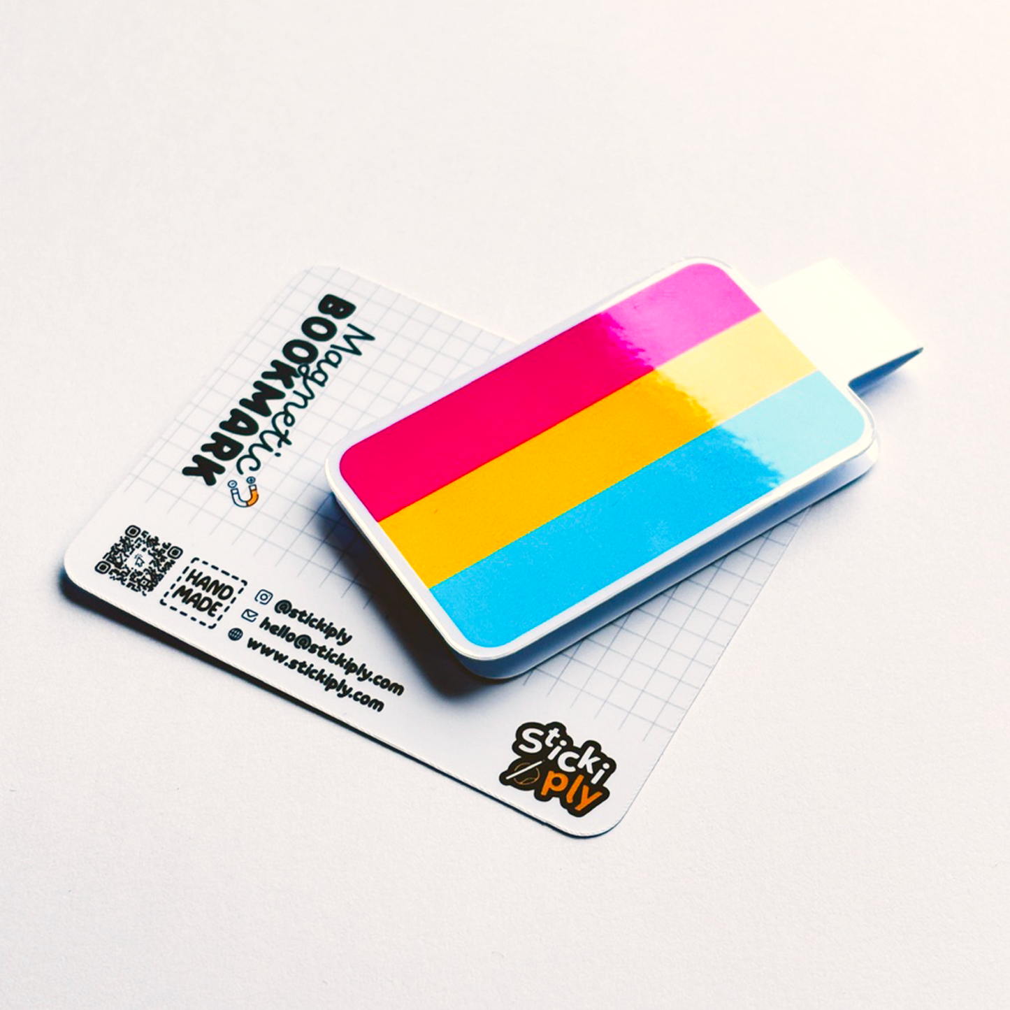 LGBTQ+ Pride Flag Magnetic Bookmark - Premium Magnetic Bookmark - Just £2.75!