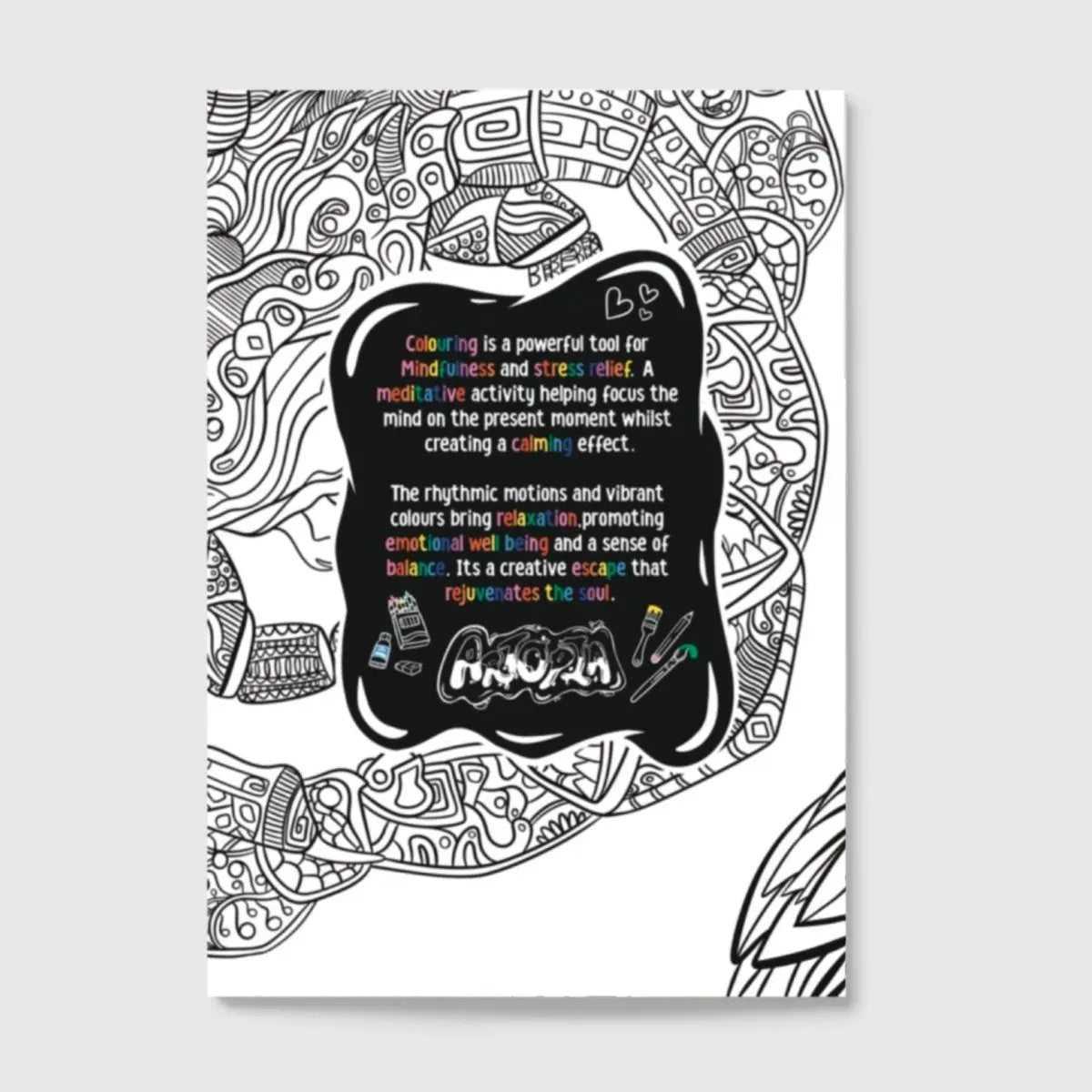 Artopia Animals: Mindfulness Colouring Book for Adults - Premium Book - Just £2.50!