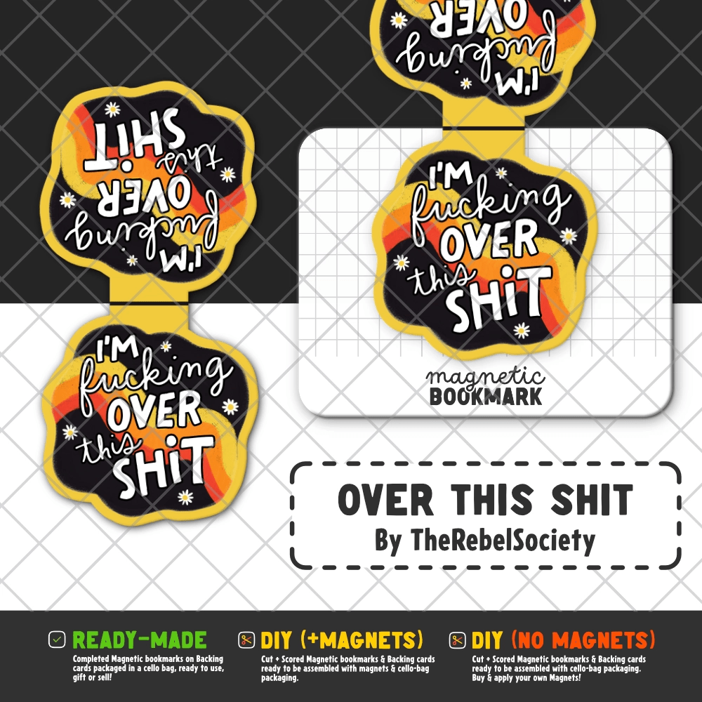 Bookish Humour | Magnetic Bookmarks - Stickiply