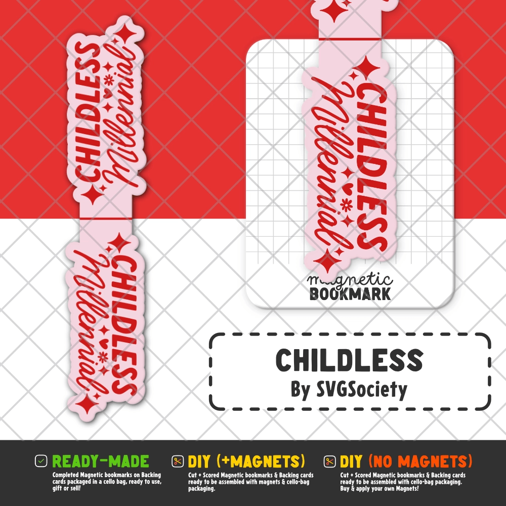Childless Millennial | Magnetic Bookmark - Stickiply