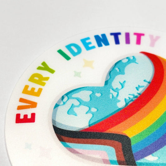 Every Identity Belongs Sticker - Stickiply