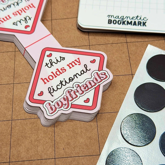 Fictional Boyfriend | Magnetic Bookmark - Stickiply
