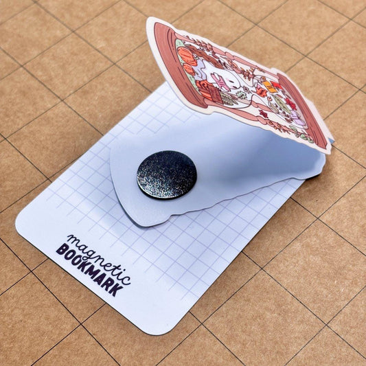 Ghouls Hourglass | Magnetic Bookmark - Stickiply