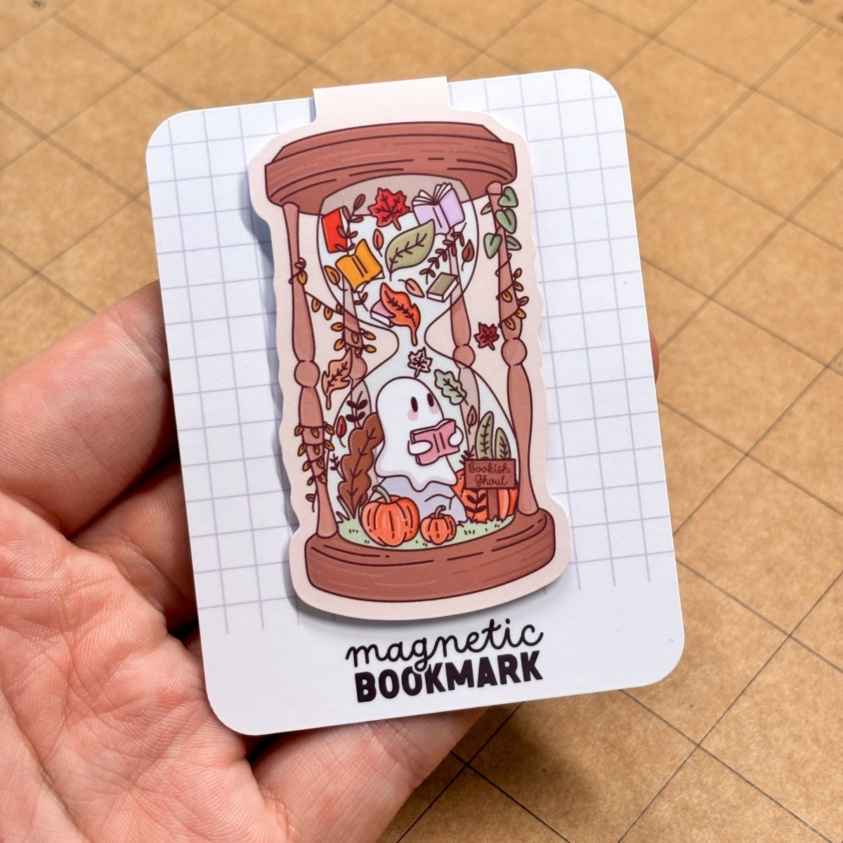 Ghouls Hourglass | Magnetic Bookmark - Stickiply