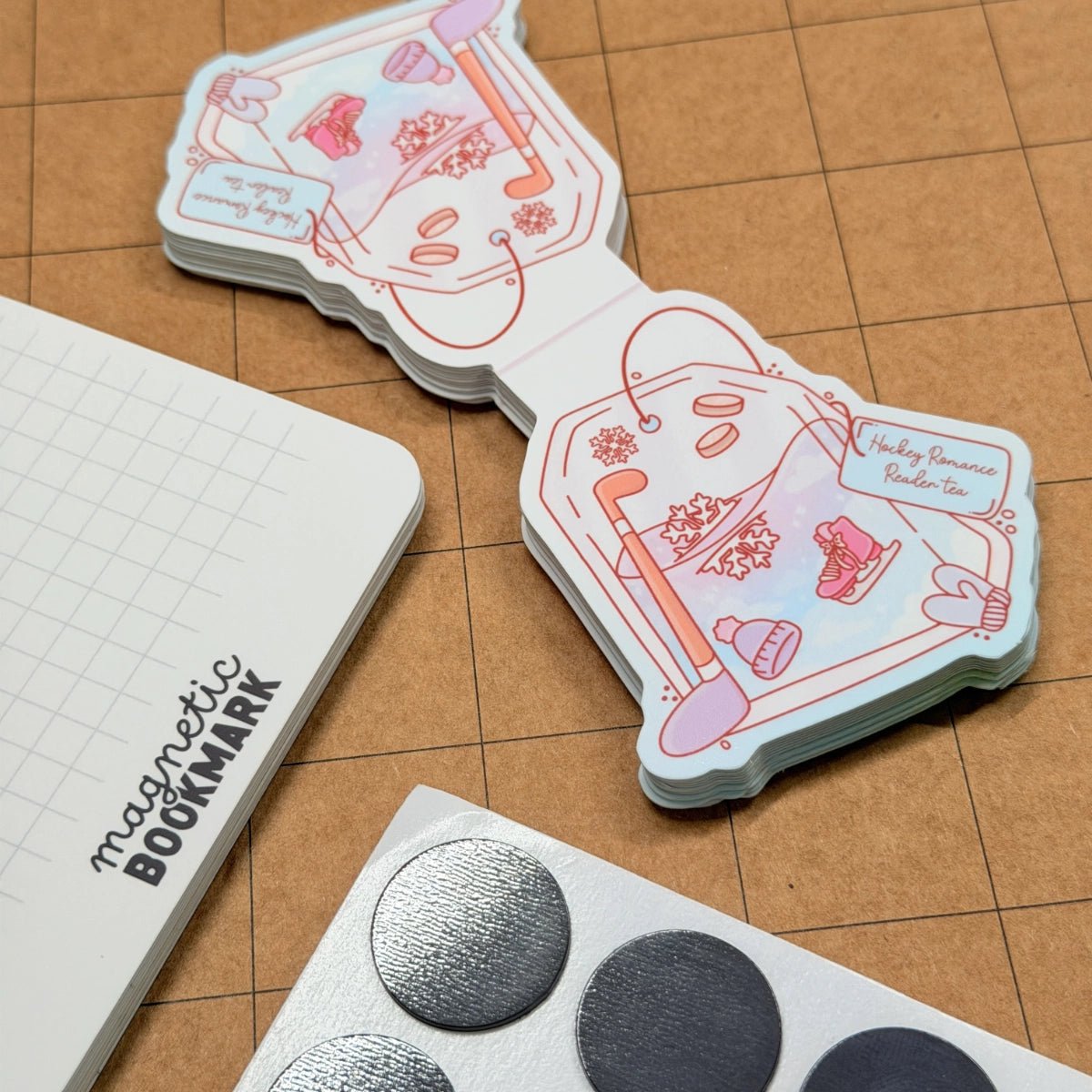 Hockey Romance Tea | Magnetic Bookmark - Stickiply