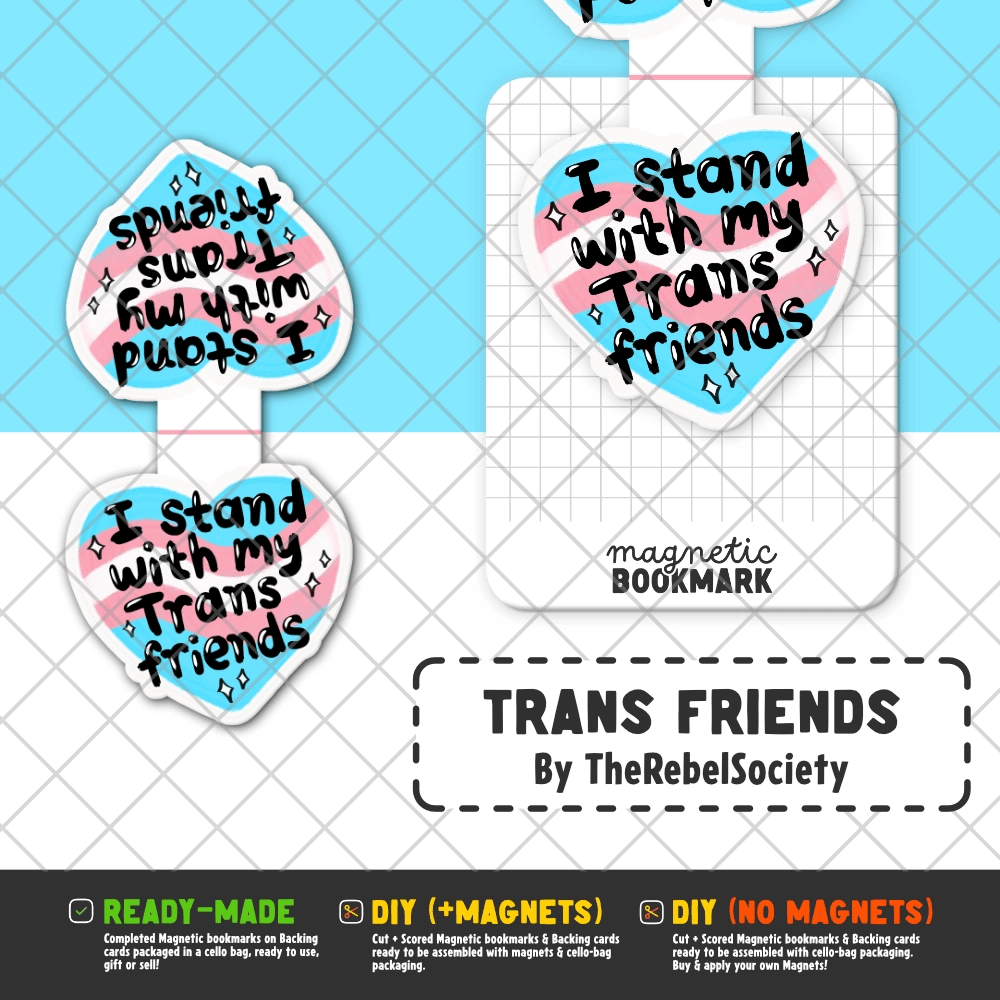 Identity & Pride | Magnetic Bookmarks - Stickiply