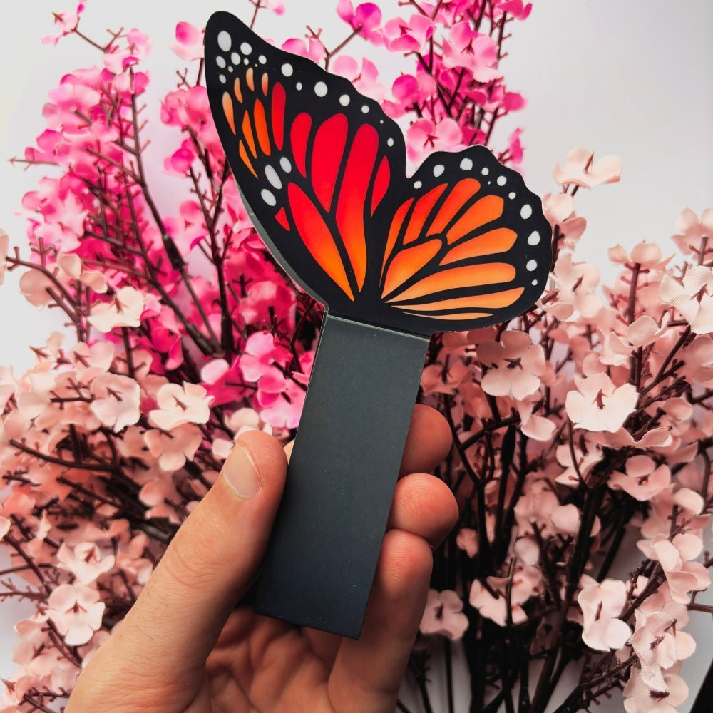 Monarch Butterfly - 3D Bookmark - Stickiply