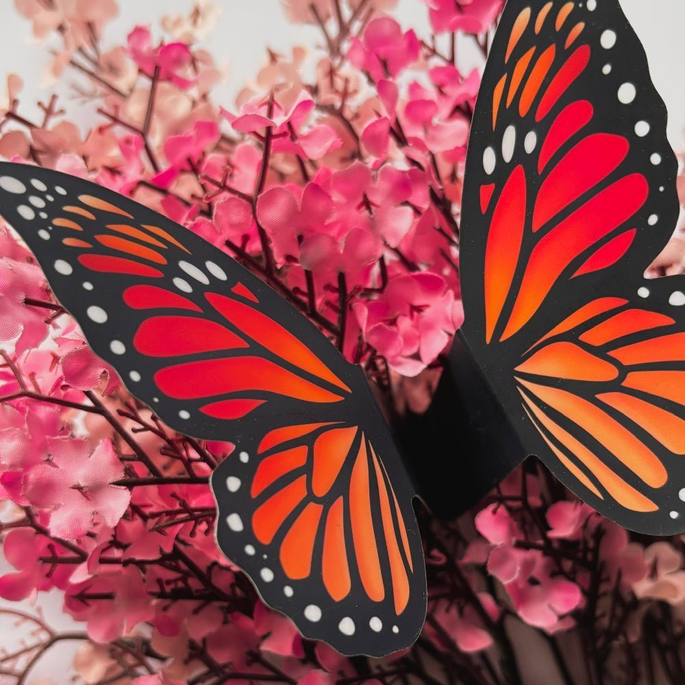 Monarch Butterfly - 3D Bookmark - Stickiply
