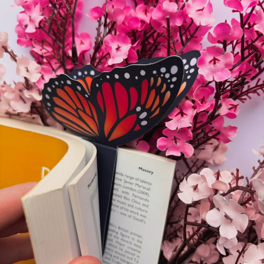 Monarch Butterfly - 3D Bookmark - Stickiply