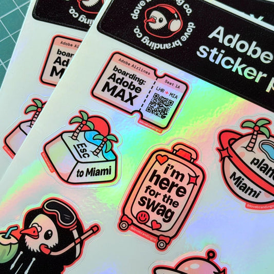 Printable Vinyl Sticker Paper | Clear (Holographic) - Stickiply