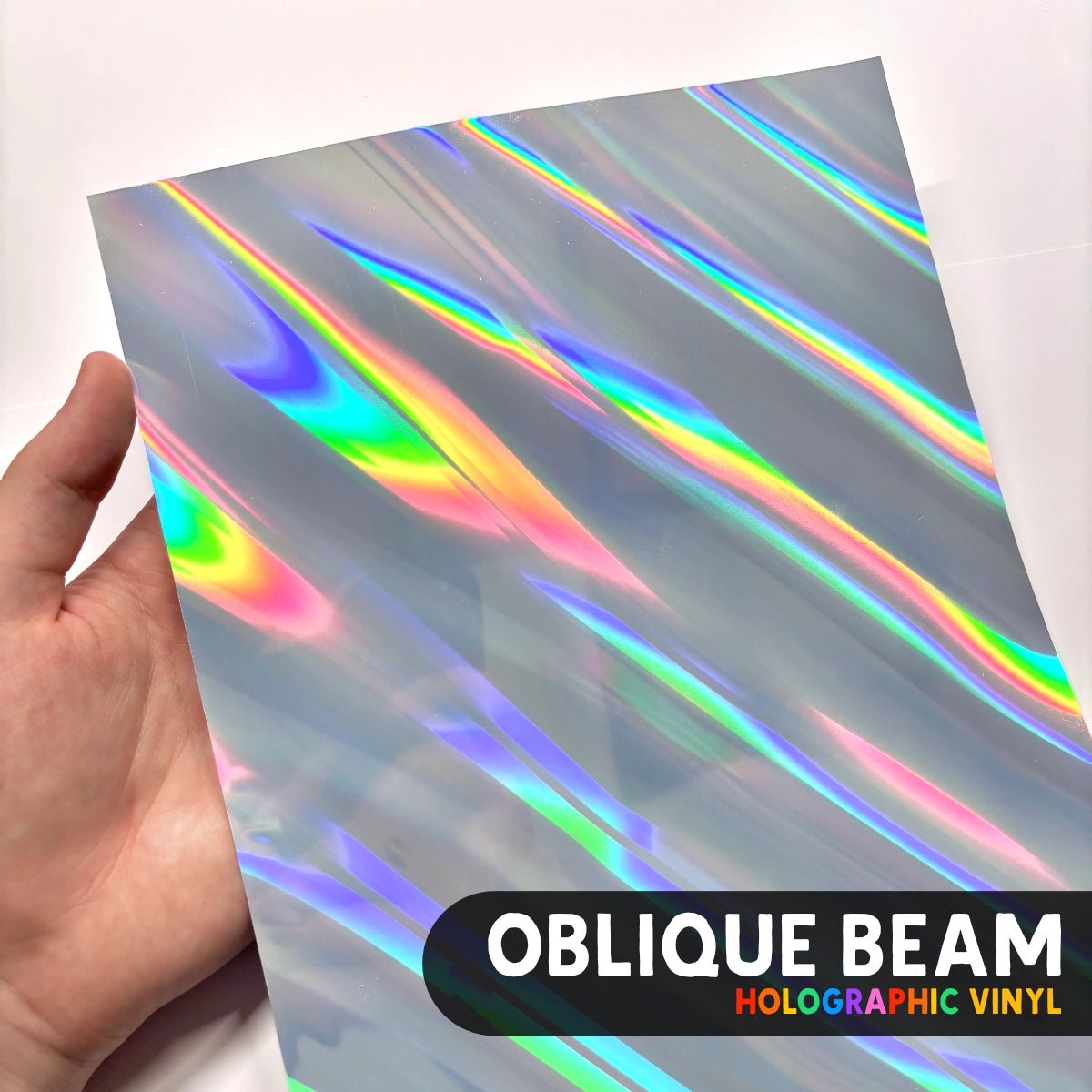 Printable Vinyl Sticker Paper | Holographic (A4) - Stickiply