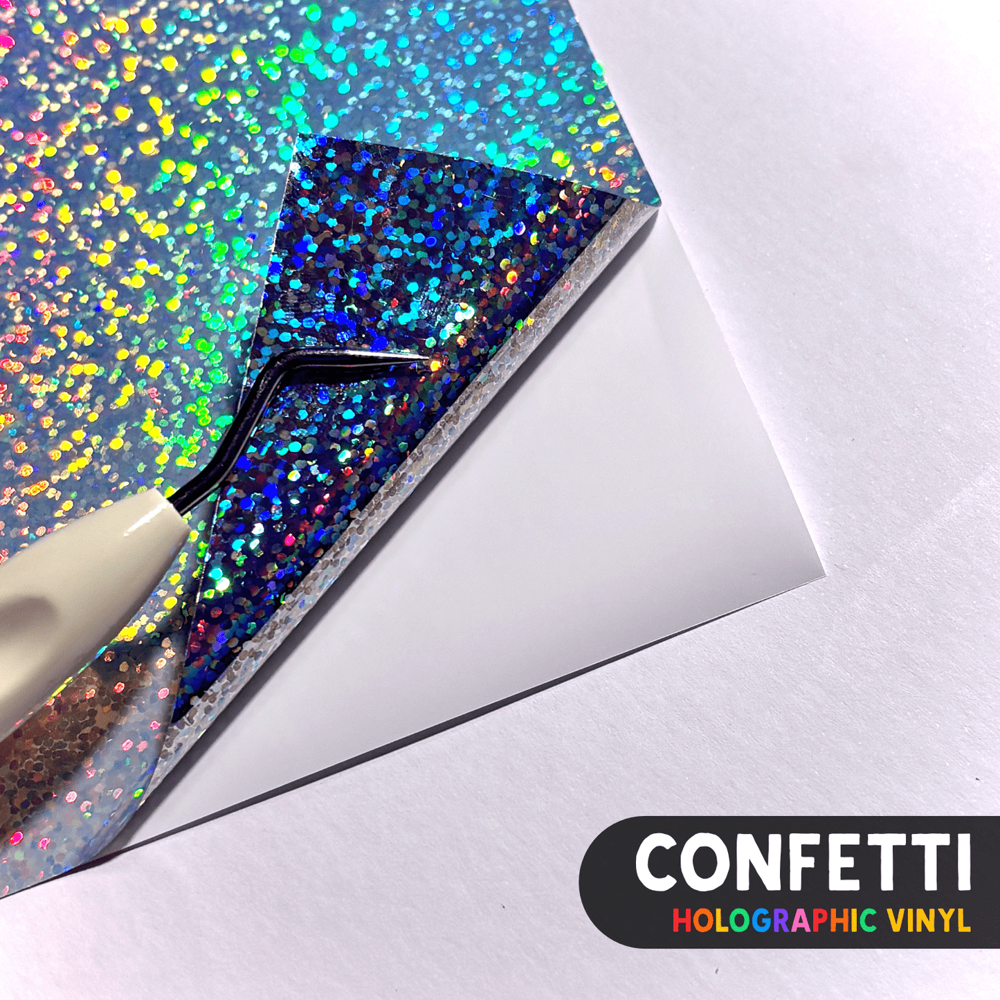 Printable Vinyl Sticker Paper | Holographic (A4) - Stickiply