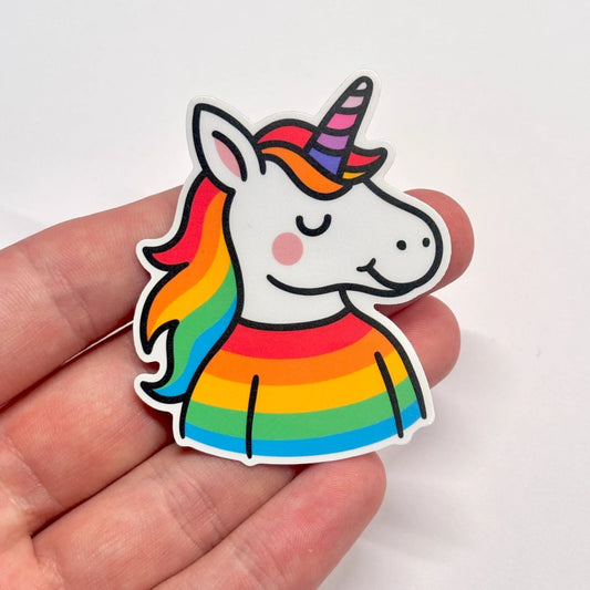 Proud Unicorn Sticker - Stickiply