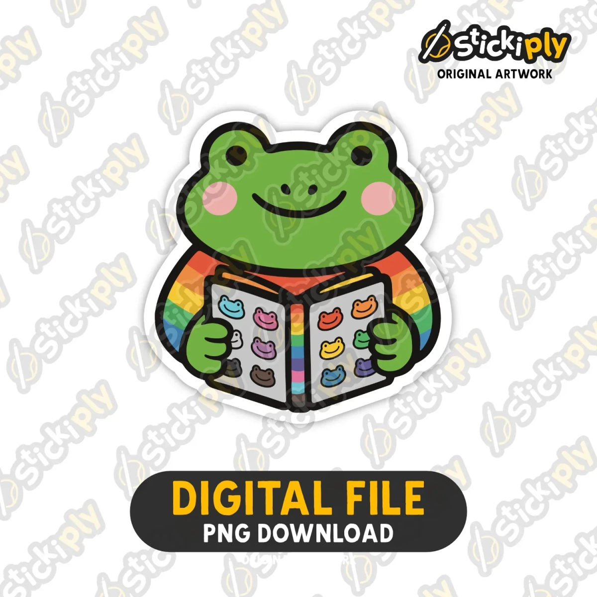 Read with Pride (LGBTQ) - Digital Download - Stickiply