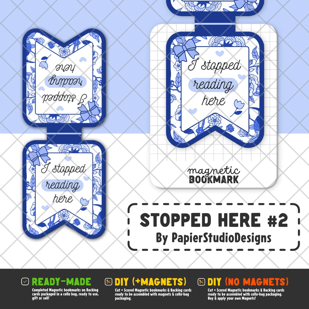 Reading Status | Magnetic Bookmarks - Stickiply