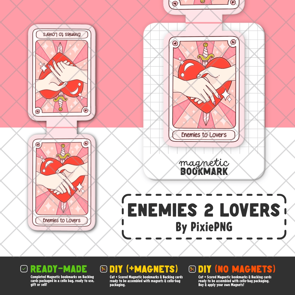 Romance | Magnetic Bookmarks - Stickiply