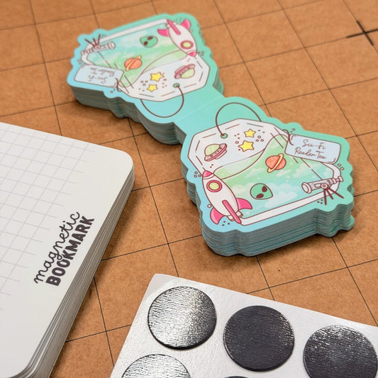 Sci - Fi Reader Tea | Magnetic Bookmark - Stickiply
