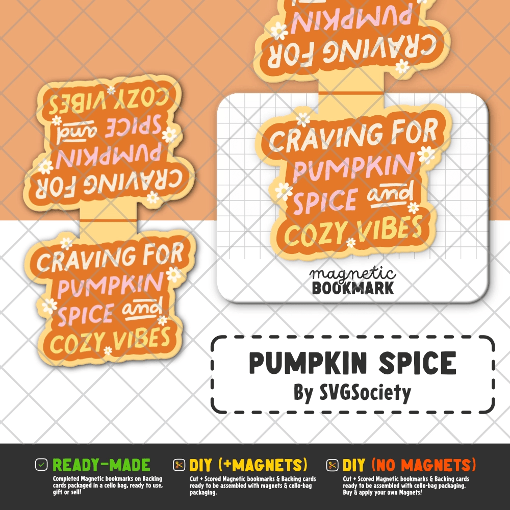Seasonal Vibes | Magnetic Bookmarks - Stickiply