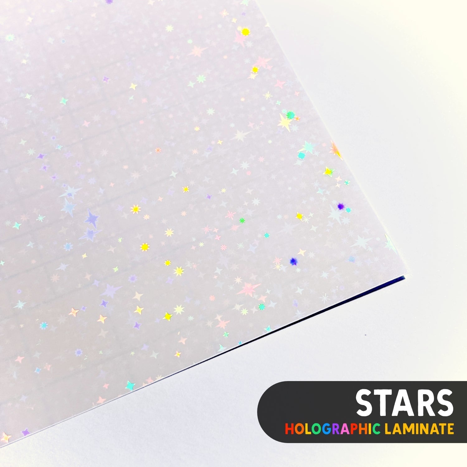 Self - Adhesive Holographic Laminates (A4) - Stickiply