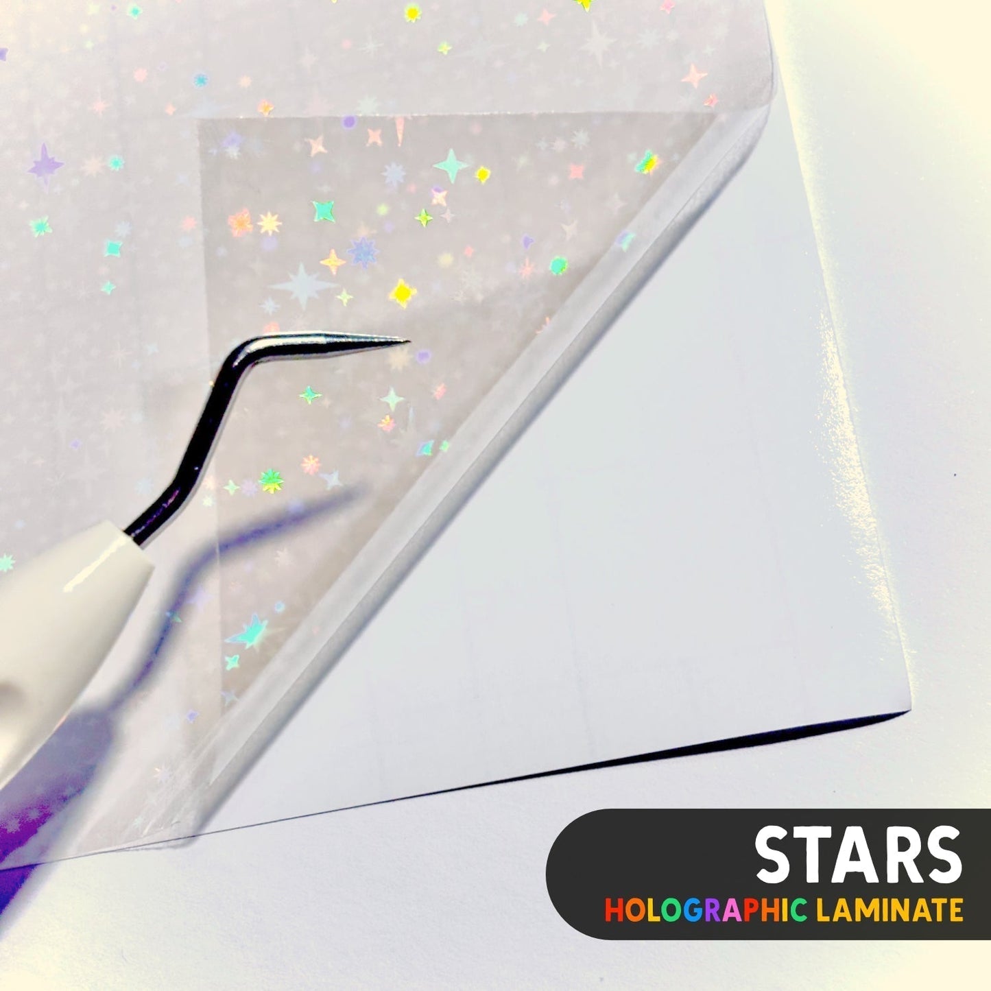 Self - Adhesive Holographic Laminates (A4) - Stickiply