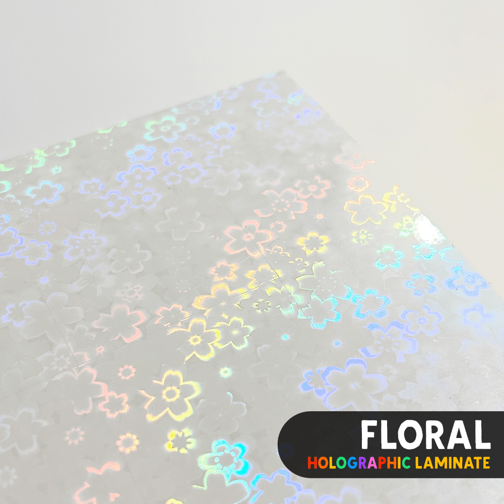 Self - Adhesive Holographic Laminates (A4) - Stickiply