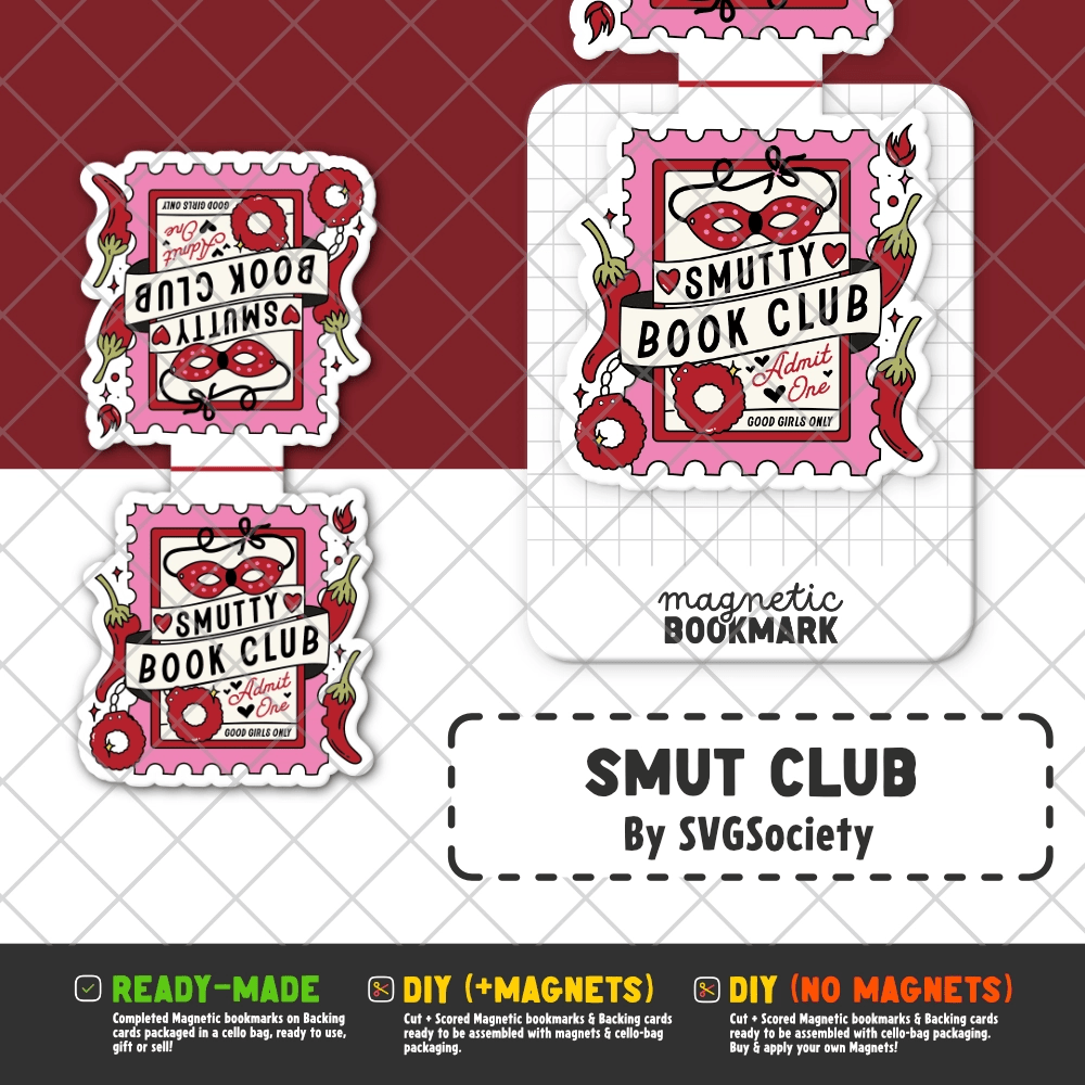 Smut Club | Magnetic Bookmark - Stickiply