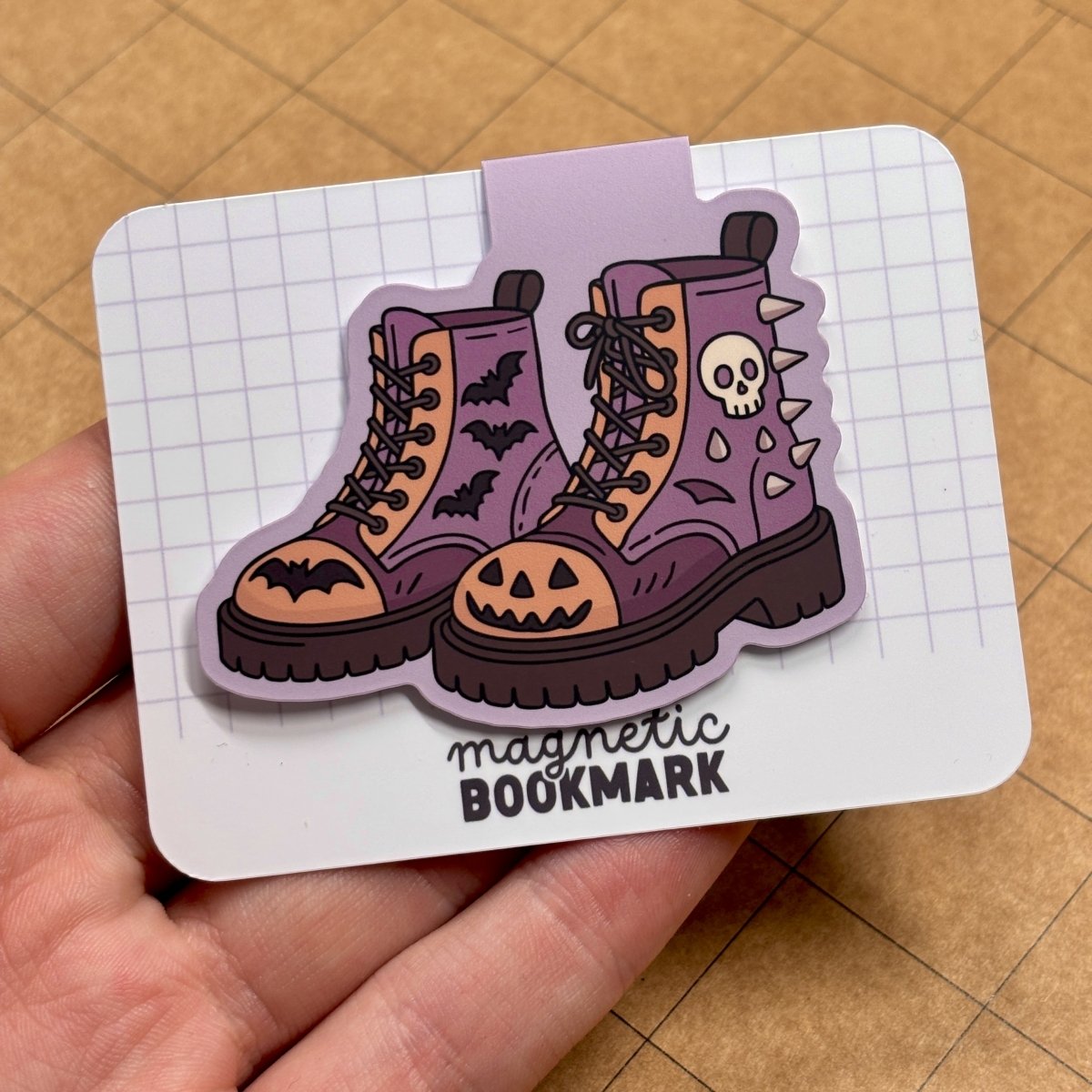 Spooky Boots | Magnetic Bookmark