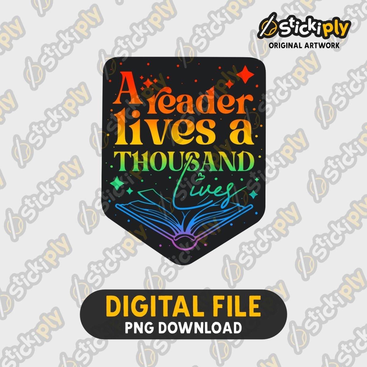 Thousand Lives (Rainbow) - Digital Download - Stickiply