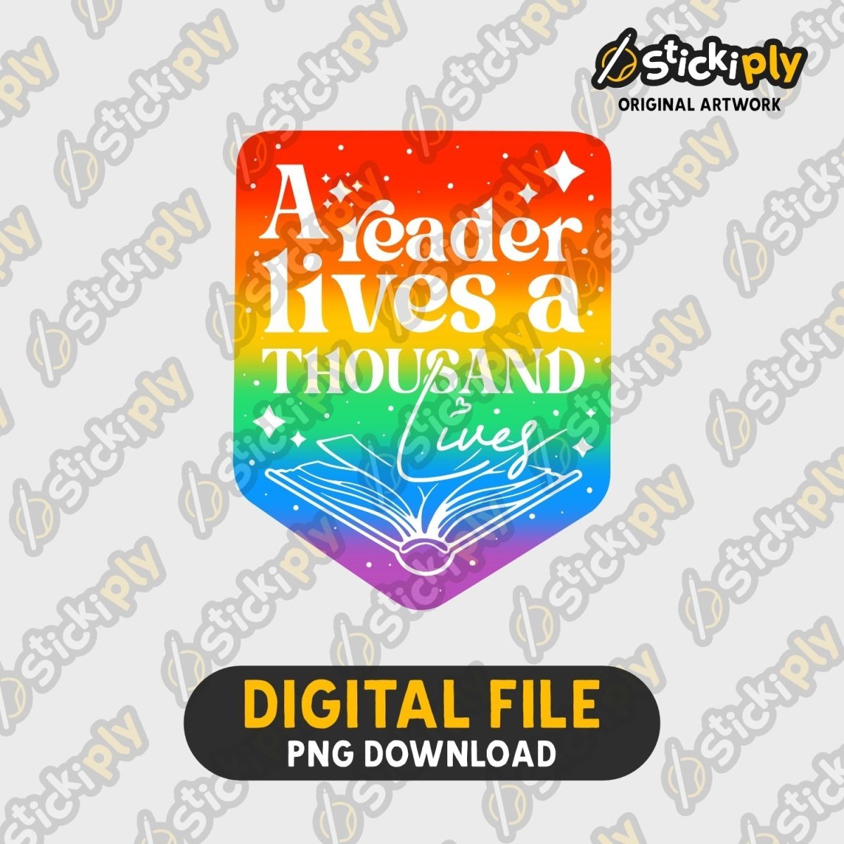 Thousand Lives (Rainbow) - Digital Download - Stickiply