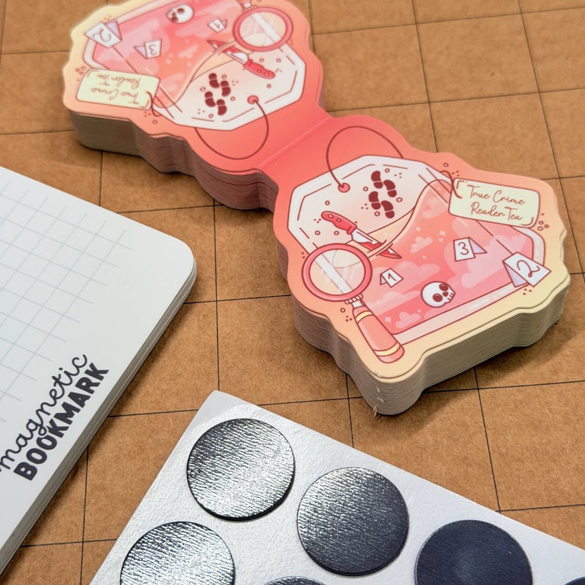 True Crime Reader Tea | Magnetic Bookmark - Stickiply