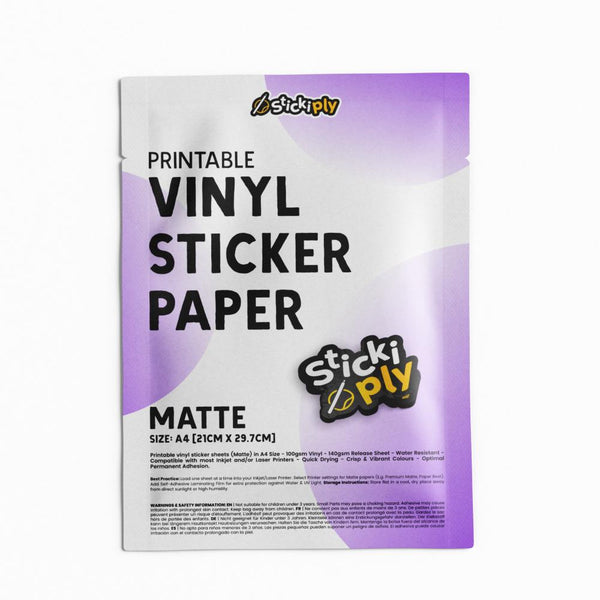 Printable Vinyl Sticker Paper | Stickiply