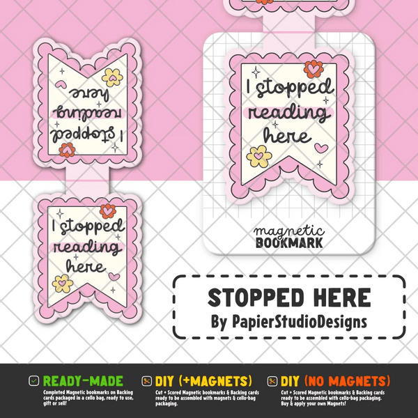 Reading Status | Magnetic Bookmarks