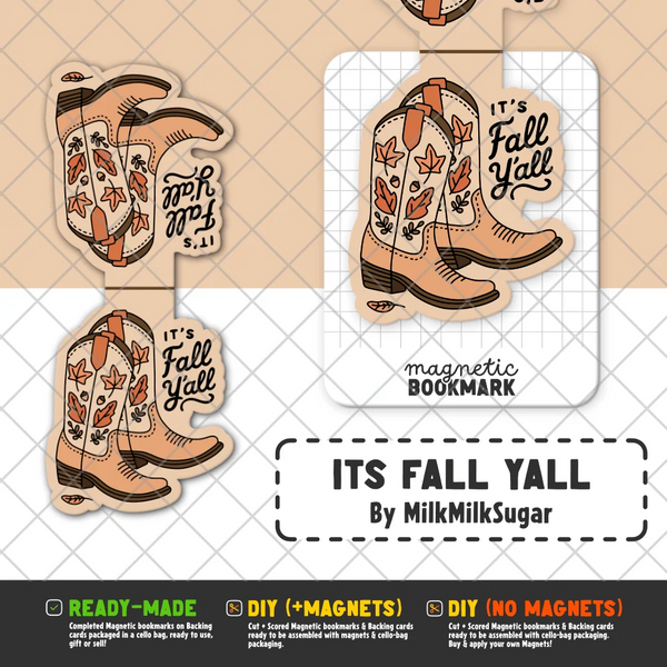 Seasonal Vibes | Magnetic Bookmarks