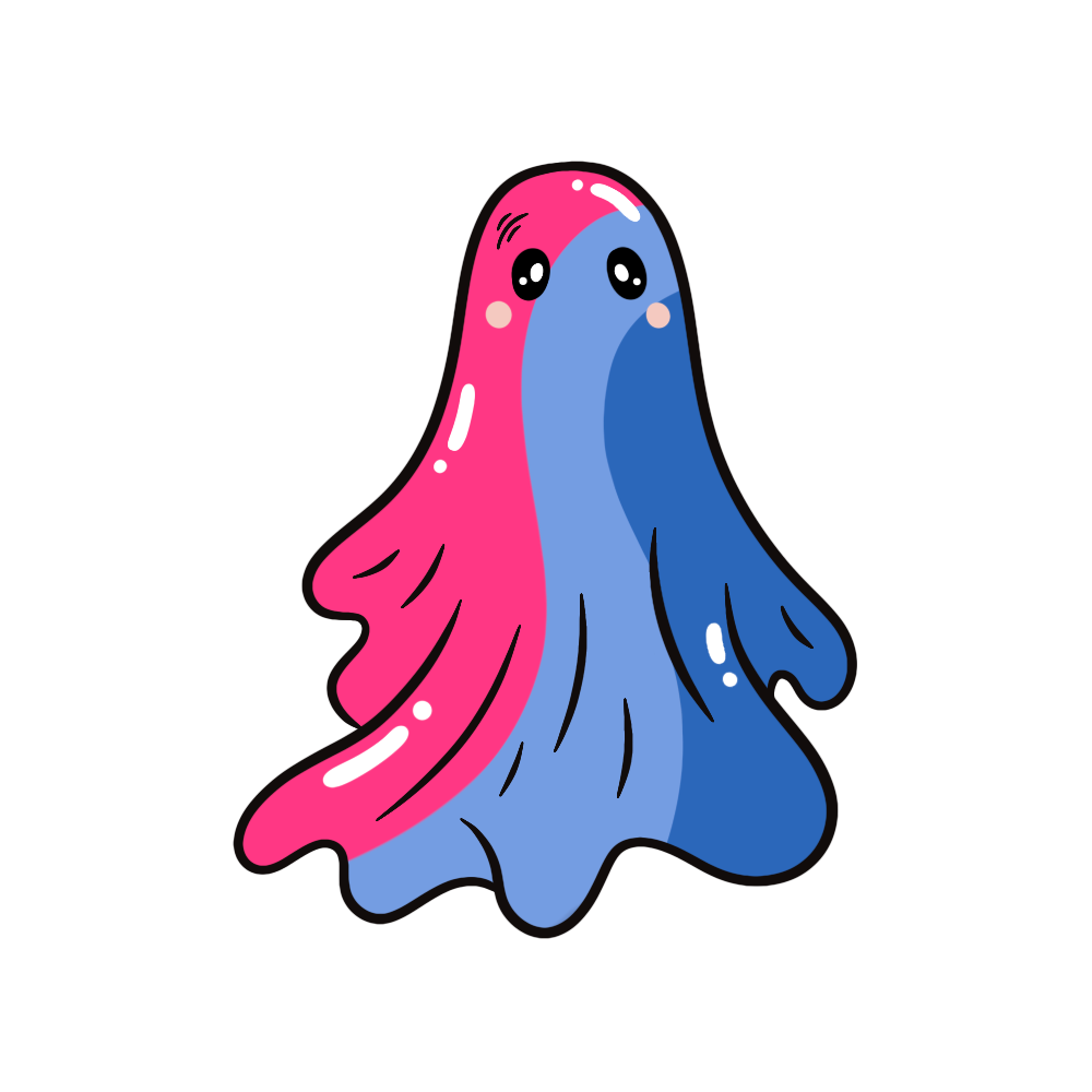 LGBTQIA+ Ghost Stickers - Premium Sticker - Just £1.50!