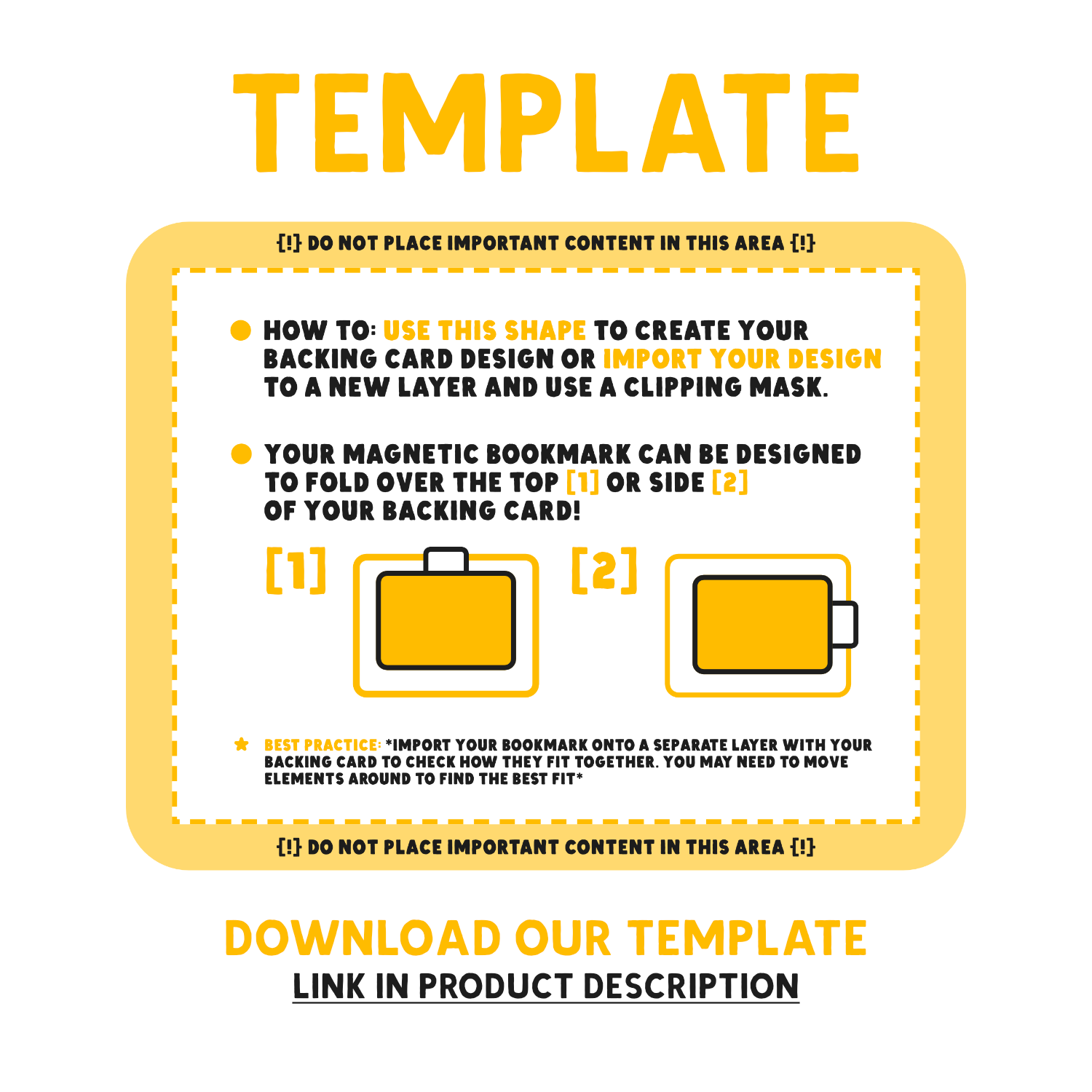 CUSTOM SHAPED MAGNETIC BOOKMARKS - Premium Services - Just £3.50!