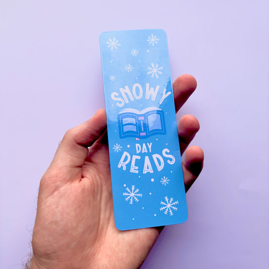 Snowy Day Reads Bookmark (Winter Collection) - Premium Bookmark - Just £1.75!