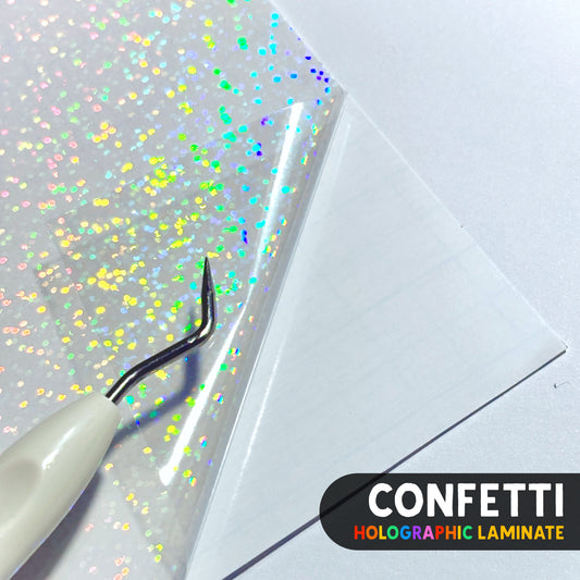 Self-Adhesive Holographic Laminate (A4) - Premium Laminate - Just £0.35!