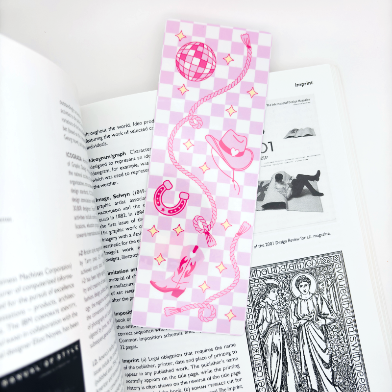 Western Cowgirl Bookmark - Premium Bookmark - Just £1.75!