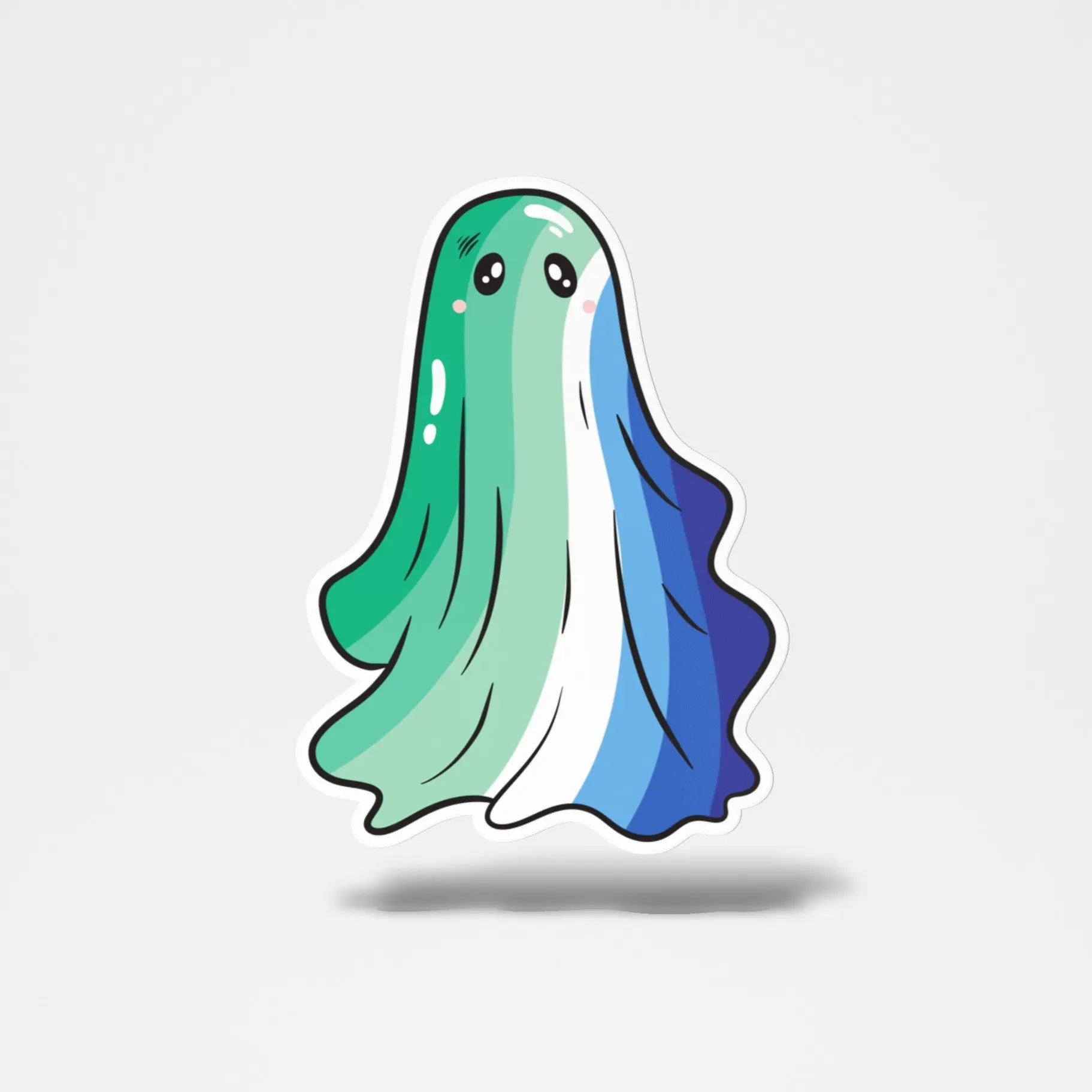 LGBTQIA+ Ghost Stickers - Premium Sticker - Just £2!