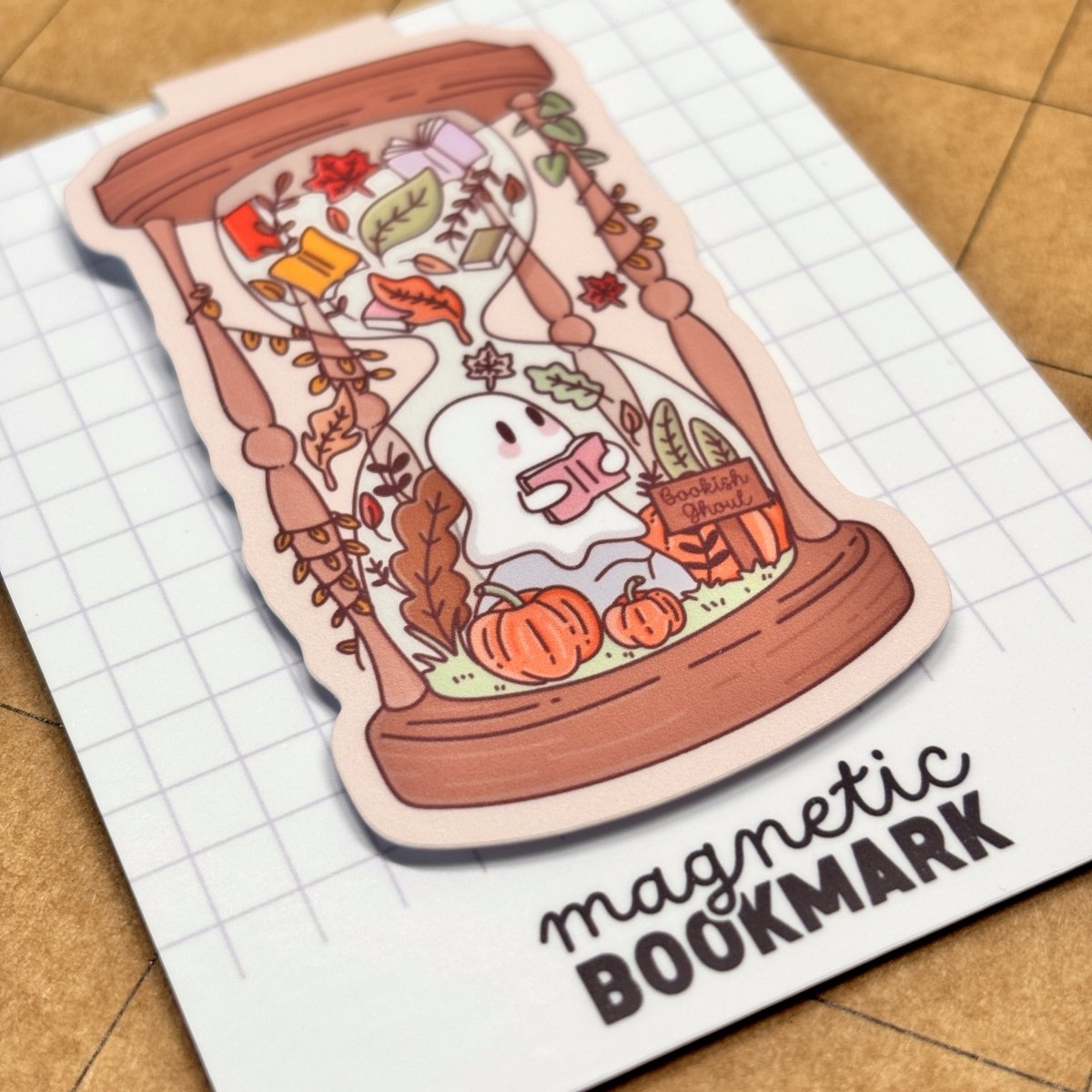 Ghouls Hourglass | Magnetic Bookmark