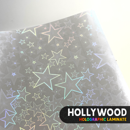 Self-Adhesive Holographic Laminate (A4) - Premium Laminate - Just £0.40!