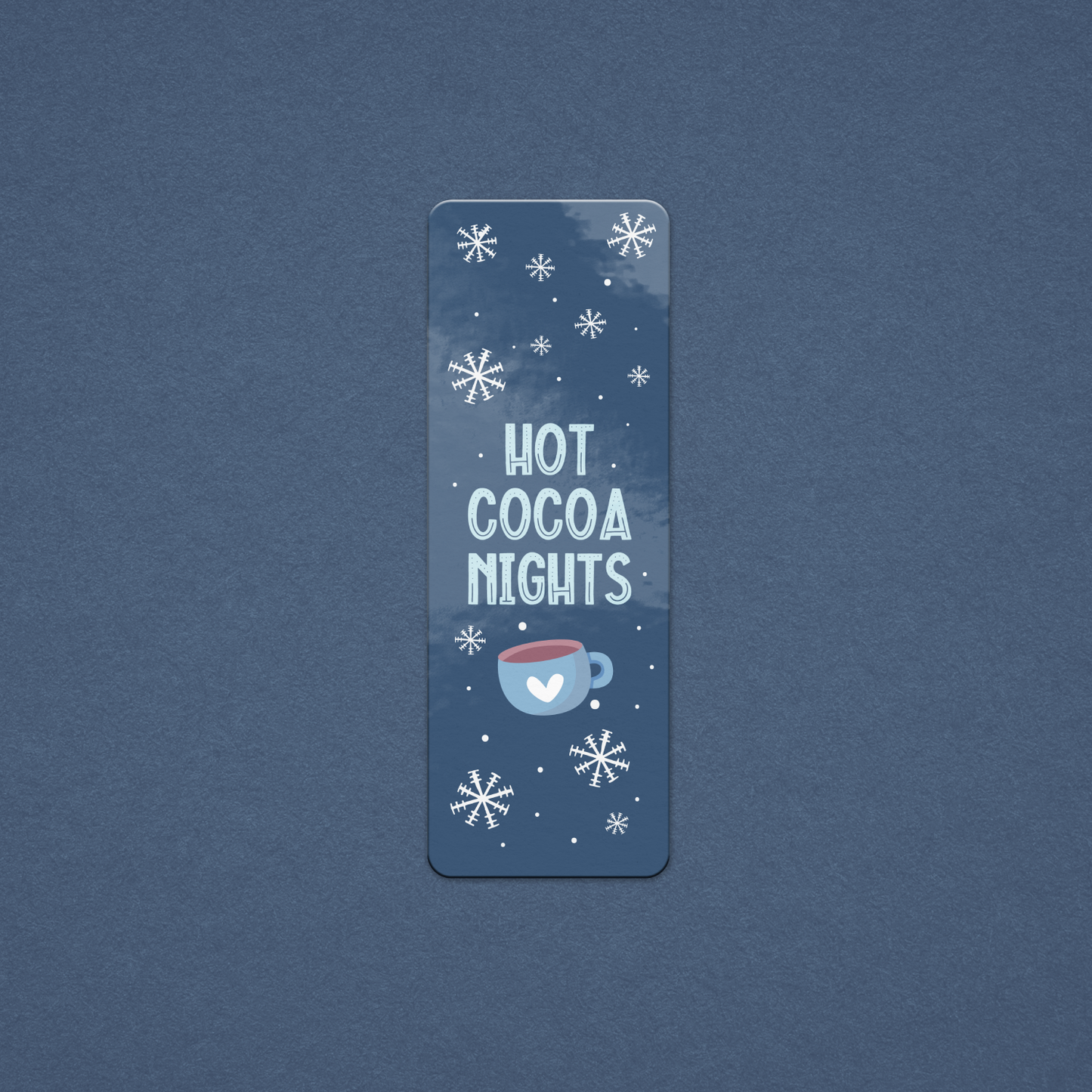 Hot Coca Nights (Winter Collection) - Premium Bookmark - Just £1.75!