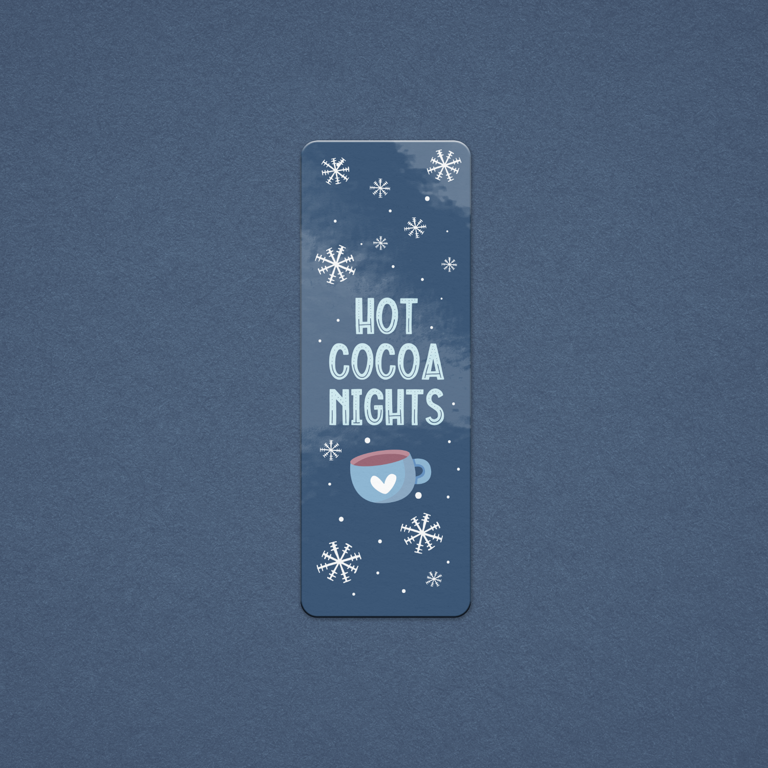 Hot Coca Nights (Winter Collection) - Premium Bookmark - Just £1.75!