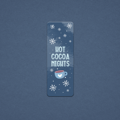 Hot Coca Nights (Winter Collection) - Premium Bookmark - Just £1.75!