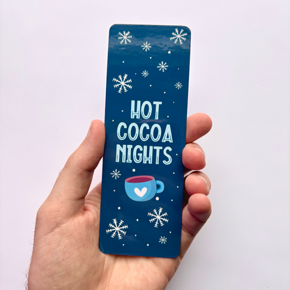 Hot Cocoa Nights Bookmark (Winter Collection) - Premium Bookmark - Just £1.75!