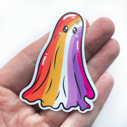 LGBTQIA+ Ghost Stickers - Premium Sticker - Just £1.50!