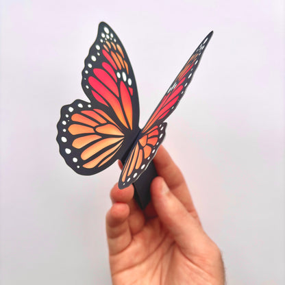 Monarch Butterfly - 3D Bookmark - Premium 3D Bookmark - Just £2.75!