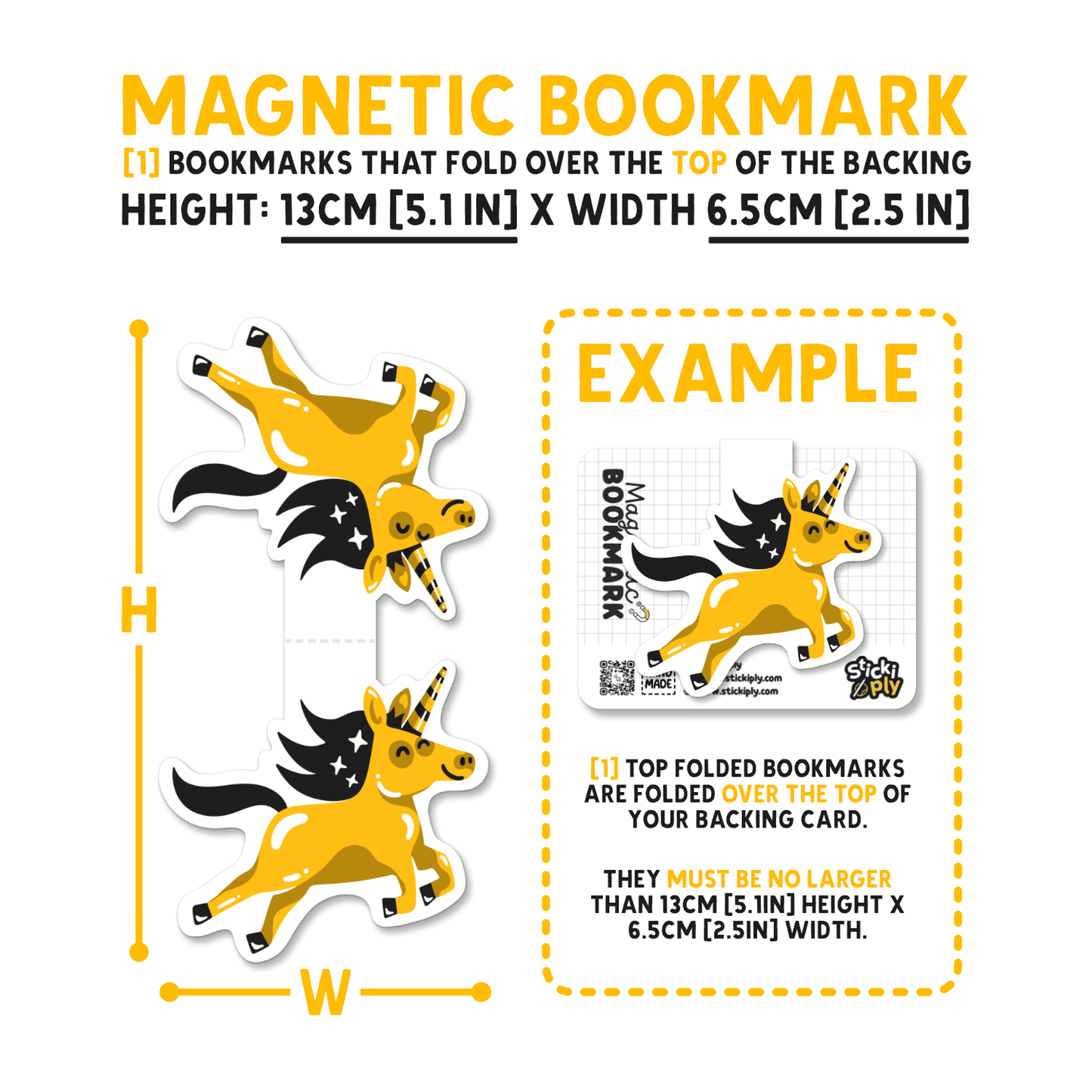 CUSTOM SHAPED MAGNETIC BOOKMARKS - Premium Services - Just £3.50!